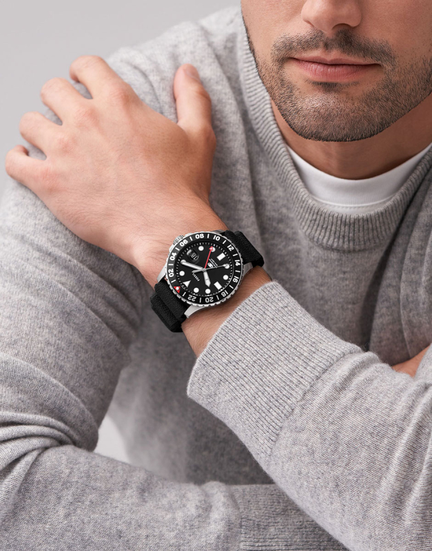 Ceas Barbati, Fossil, Blue GMT FS6036